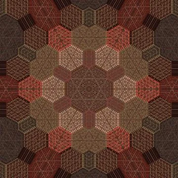 Ethnic pattern design for traditional textile print Illustrazione stock