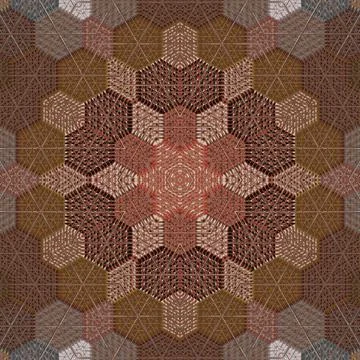 Ethnic pattern design for traditional textile print 스톡 일러스트
