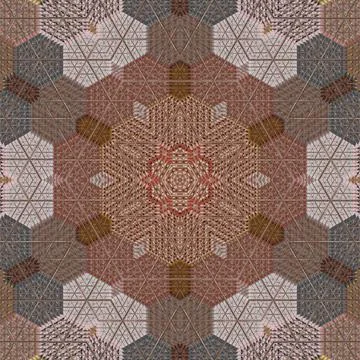 Ethnic pattern design for traditional textile print Stock Illustration