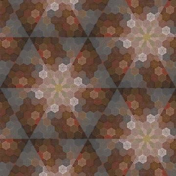 Ethnic pattern design for traditional textile print 스톡 일러스트