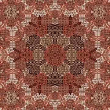 Ethnic pattern design for traditional textile print Illustrazione stock