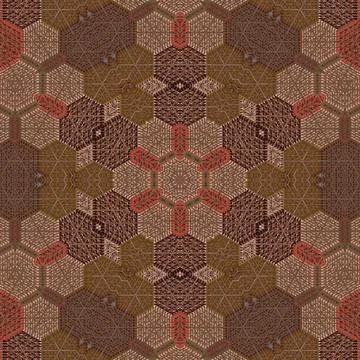 Ethnic pattern design for traditional textile print Illustrazione stock
