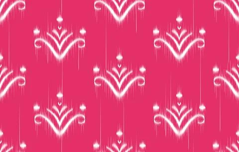 Ethnic Pattern. Ethnic India Ikat seamless pattern design. Indian tradition.. Stock Illustration