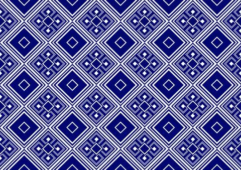Ethnic Pattern Geometric Print Stock Illustration