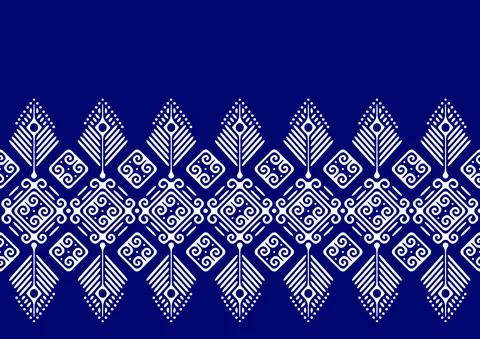 Ethnic Pattern Geometric Print 스톡 일러스트