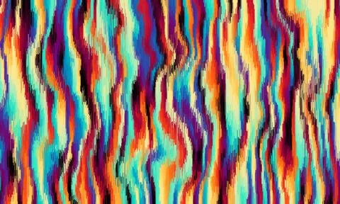 Ethnic pattern ikat rugs are elegant, home decorating and boho, Tribal, pattern Illustrazione stock