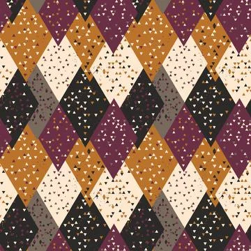 Ethnic pattern. Retro style background. Geometric tribal ornament. Stock-Illustration