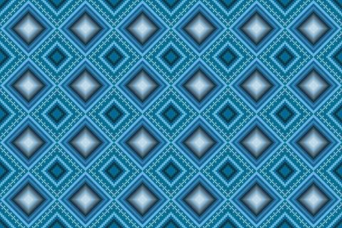 Ethnic pattern seamless geometric,Aztec embroidery border seamless patterns イラスト素材