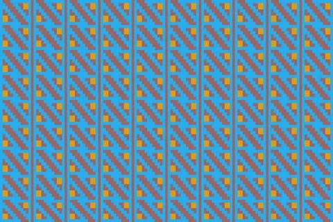 Ethnic pattern seamless geometric,Aztec embroidery border seamless patterns. 스톡 일러스트
