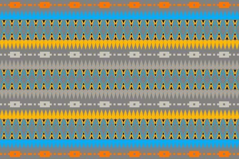 Ethnic pattern seamless geometric,Aztec embroidery border seamless patterns Illustrazione stock