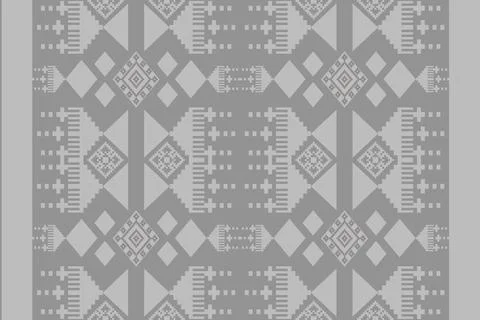 Ethnic pattern seamless geometric,Aztec embroidery border seamless patterns イラスト素材