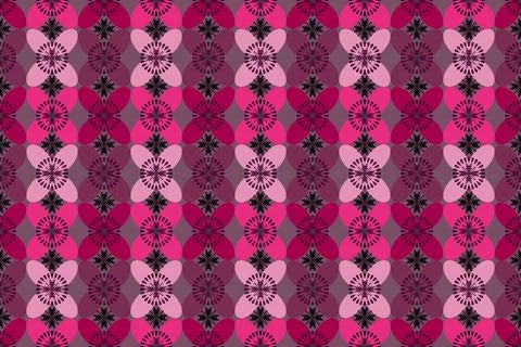 Ethnic pattern seamless geometric,Aztec embroidery border seamless patterns Illustrazione stock