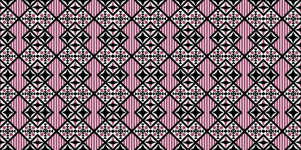 Ethnic pattern1 Stock Illustration