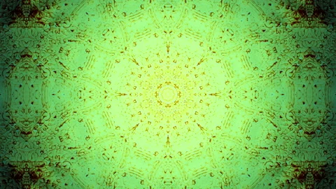 Ethnic patterns on a gold background. looping animation of the mandala. shapes Stock Footage 134187923