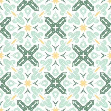 Ethnic seamless background. Songket pattern ornament with vintage style Stock Illustration
