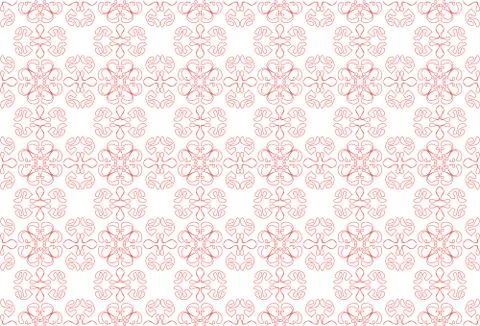 Ethnic seamless background. textures in red and white colors. vector illustra Stockillustratie