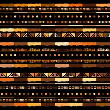 Ethnic seamless in native style. Vector pattern Stock Illustration