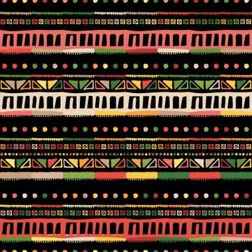 Ethnic seamless in native style. Vector pattern Stock Illustration