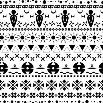 Ethnic seamless pattern 02 Stock Illustration