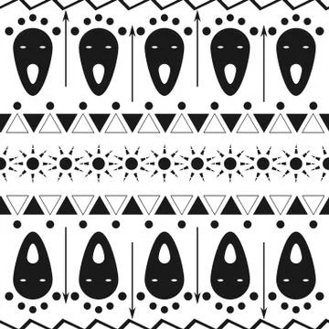 Ethnic seamless pattern 04 Stock Illustration
