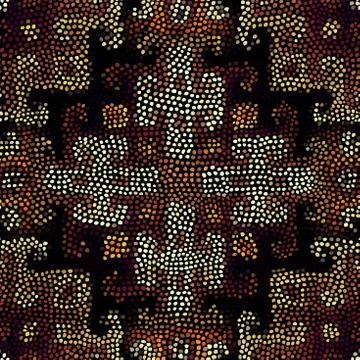 Ethnic seamless pattern in african style. Stock Illustration