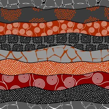 Ethnic seamless pattern in african style. Stock Illustration