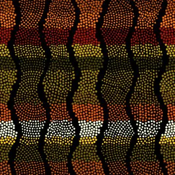 Ethnic seamless pattern in african style. Stock Illustration