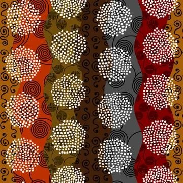 Ethnic seamless pattern in african style. Stock Illustration