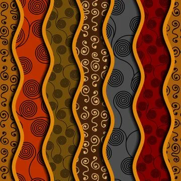 Ethnic seamless pattern in african style. 스톡 일러스트