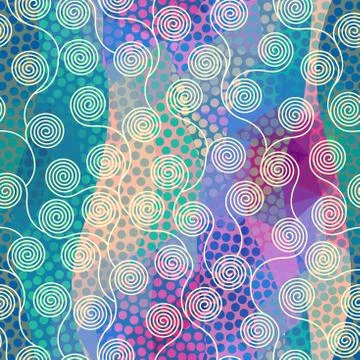 Ethnic seamless pattern in african style. Illustrazione stock