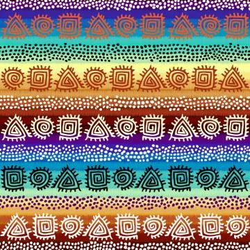 Ethnic seamless pattern in african style. Stock Illustration