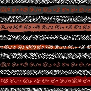 Ethnic seamless pattern in african style. Stock Illustration
