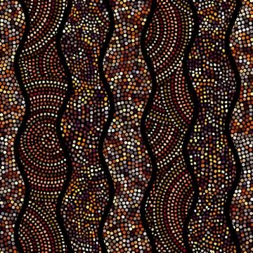 Ethnic seamless pattern in african style. Illustrazione stock