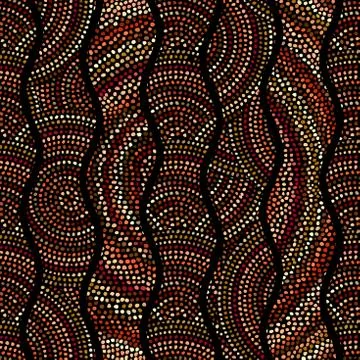 Ethnic seamless pattern in african style. Illustrazione stock