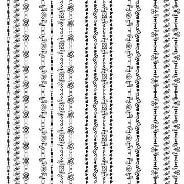 Ethnic seamless pattern design Illustrazione stock