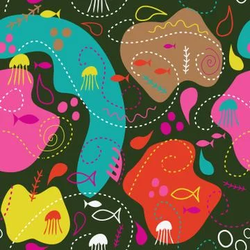 Ethnic seamless pattern Stock Illustration