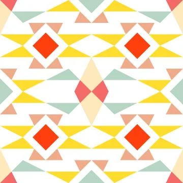 Ethnic seamless pattern Stock Illustration