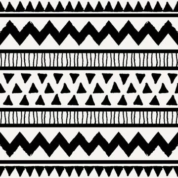 Ethnic Seamless Pattern Stock Illustration