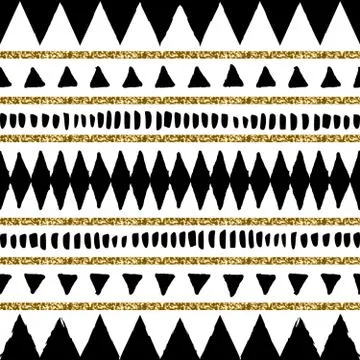 Ethnic Seamless Pattern Stock Illustration