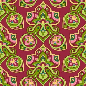 Ethnic seamless pattern. Stock Illustration