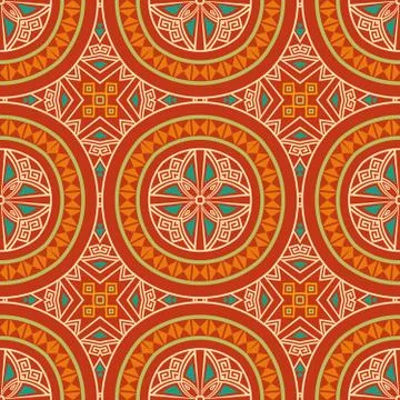 Ethnic seamless pattern. Stock Illustration