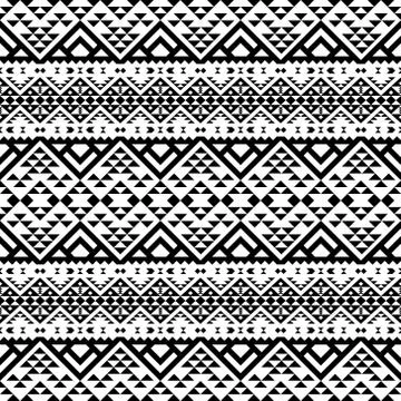 Ethnic seamless pattern Stock Illustration