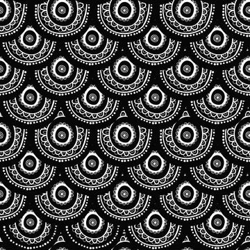 Ethnic seamless pattern. Illustrazione stock