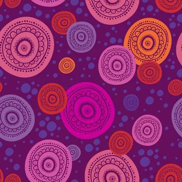 Ethnic seamless pattern. Illustrazione stock