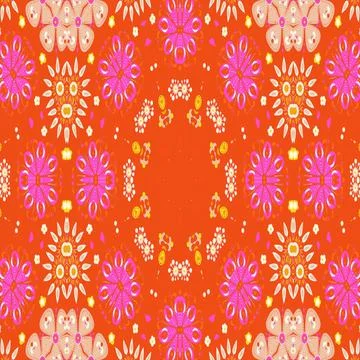 Ethnic seamless pattern Stock Illustration