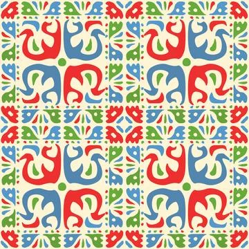 Ethnic seamless pattern in the slavonic style. Vector Stock Illustration