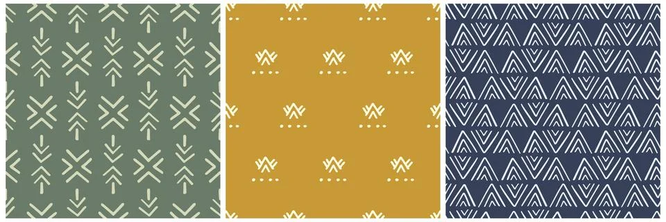 Ethnic Seamless Pattern texture Tribal African Aztec abstract background Illustrazione stock