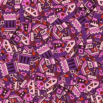 Ethnic seamless pattern vector illustration Stock Illustration
