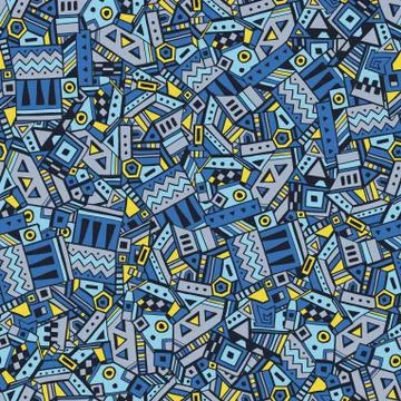 Ethnic seamless pattern vector illustration Stock Illustration