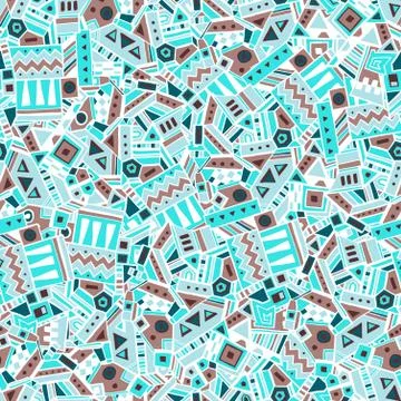 Ethnic seamless pattern. Vector illustration Stock Illustration